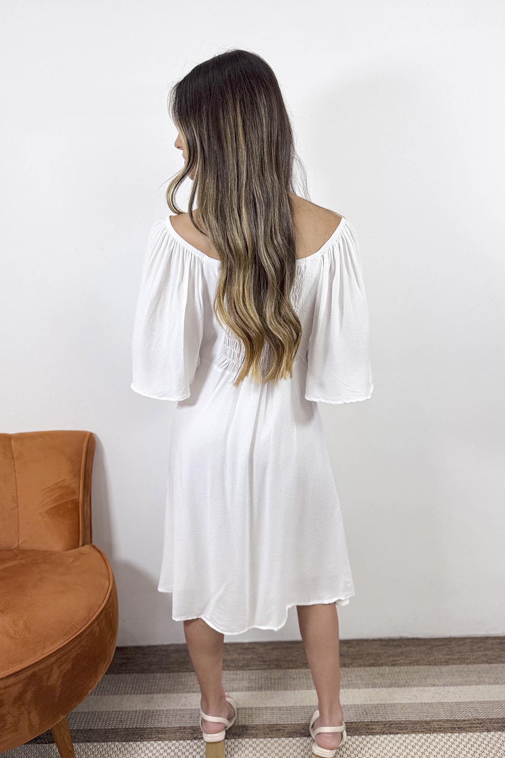 Vestido Carla Branco