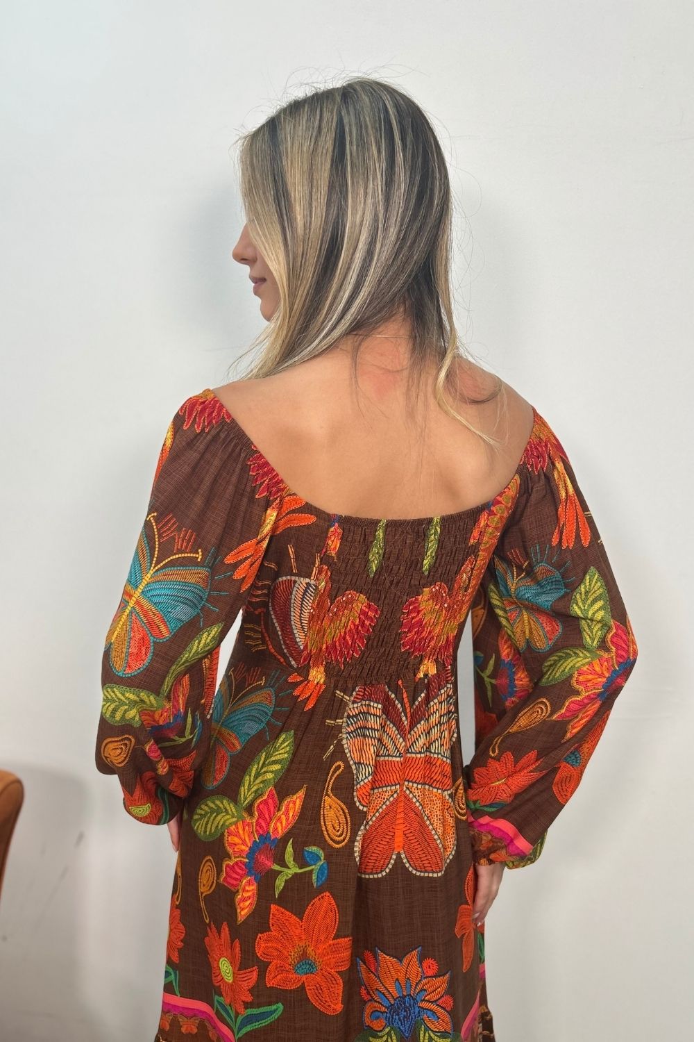 Vestido Carla Manga Longa