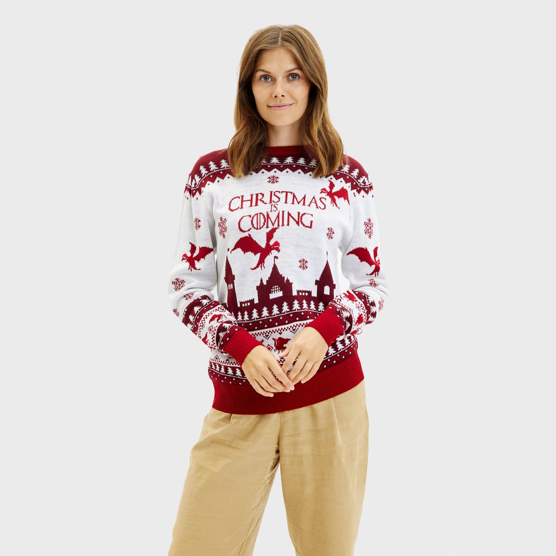 The Christmas Is Coming Christmas Sweater – Women