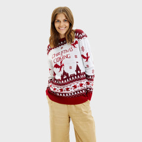 The Christmas Is Coming Christmas Sweater – Women