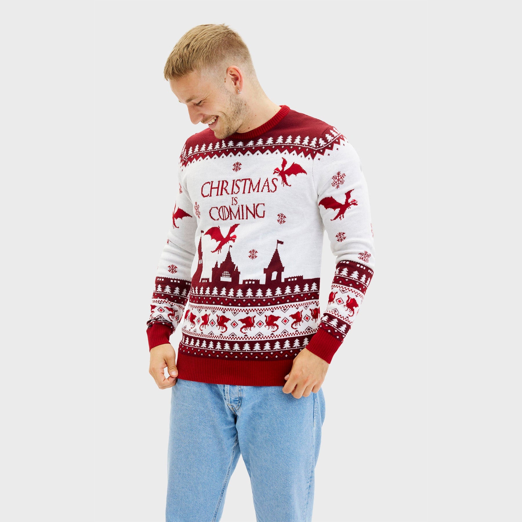 The Christmas Is Coming Christmas Sweater – Men