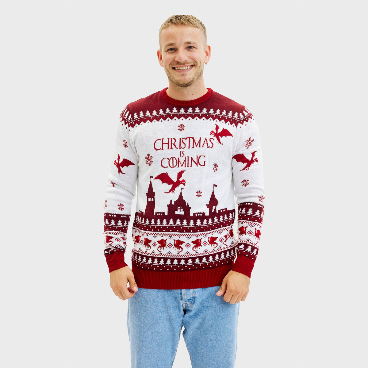 The Christmas Is Coming Christmas Sweater – Men