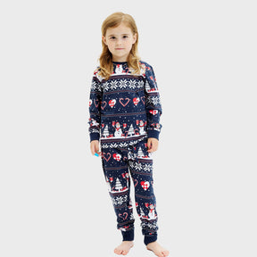 Christmas Heart Christmas Pajamas - Kids