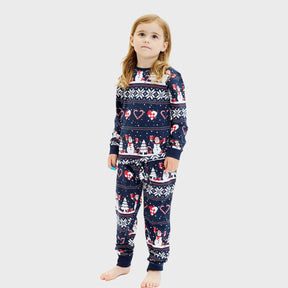 Christmas Heart Christmas Pajamas - Kids