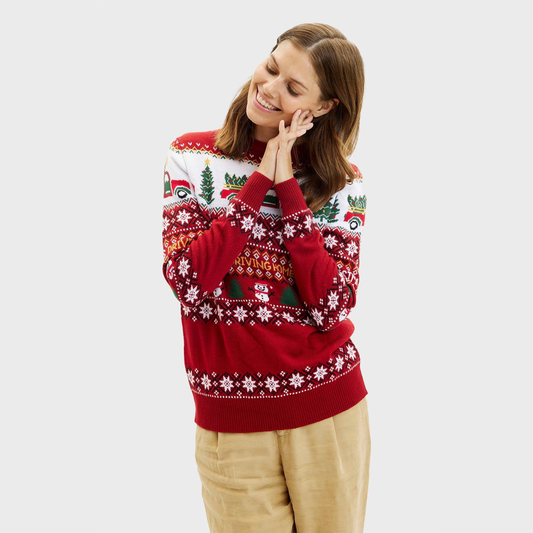 Driving Home For Christmas Christmas Sweater – Women