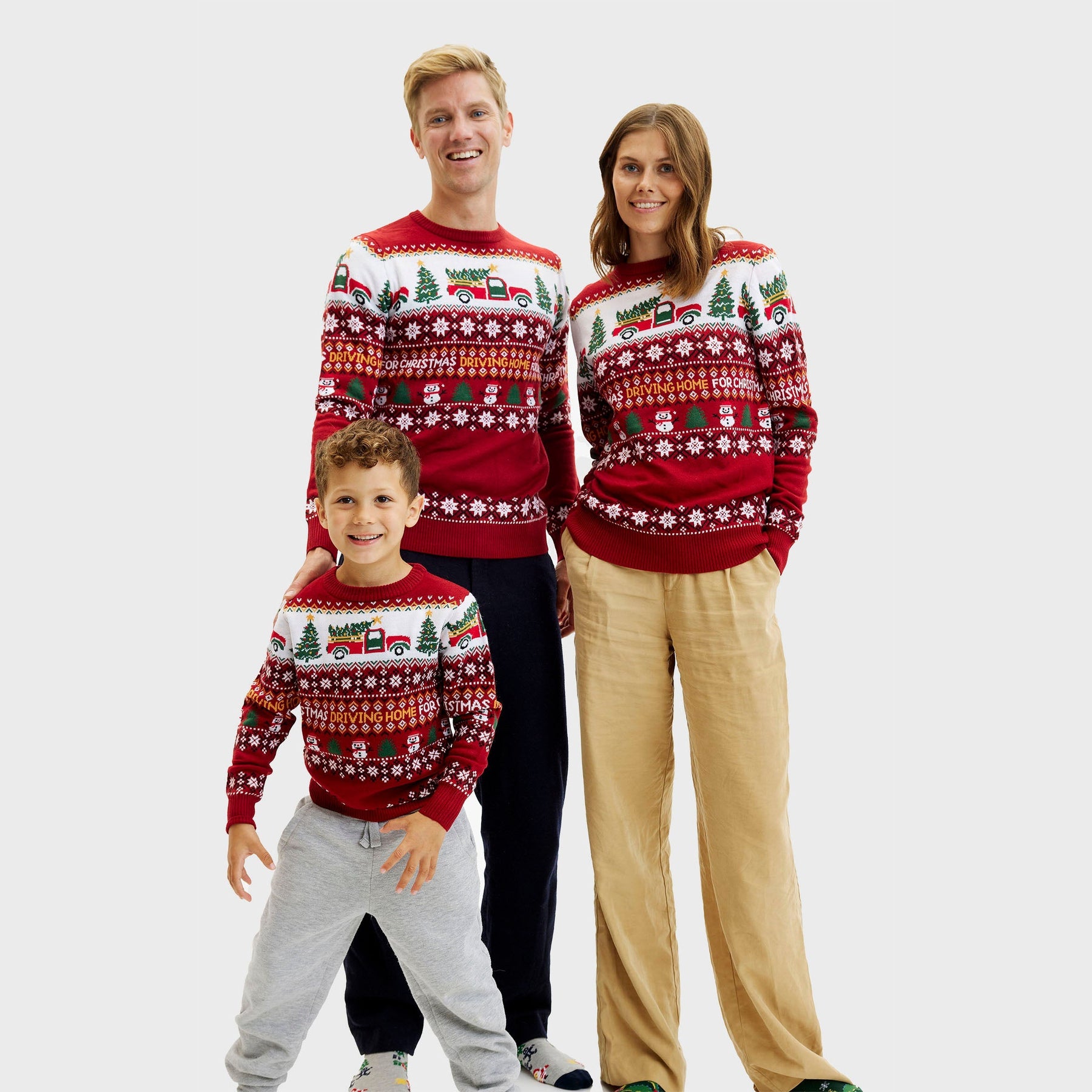 Driving Home For Christmas Kids Christmas Sweater