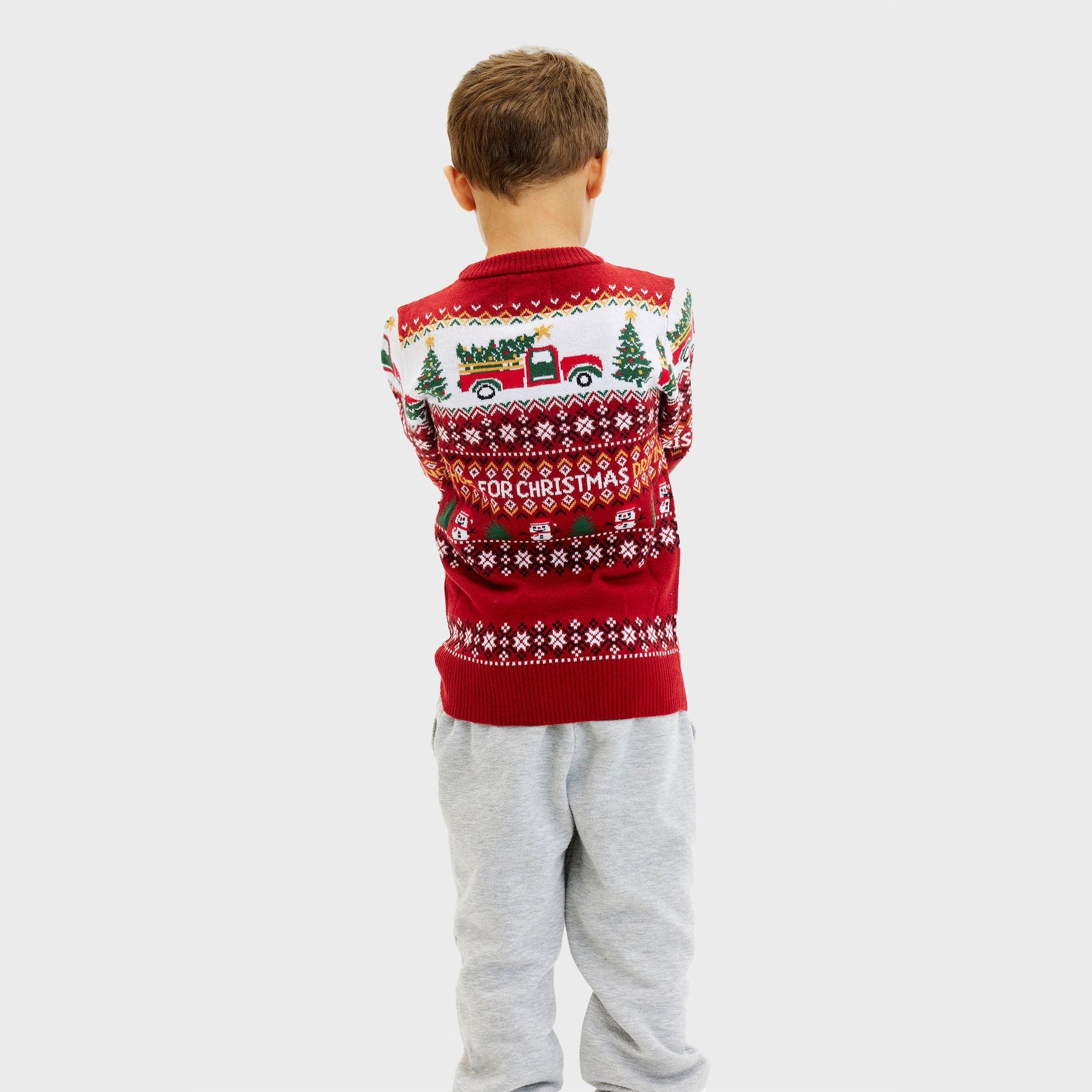 Driving Home For Christmas Kids Christmas Sweater
