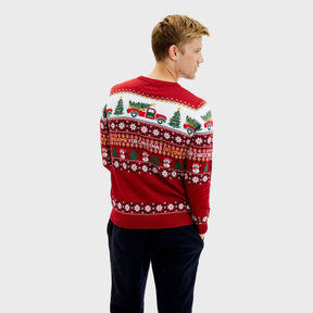 Driving Home For Christmas Christmas Sweater – Men