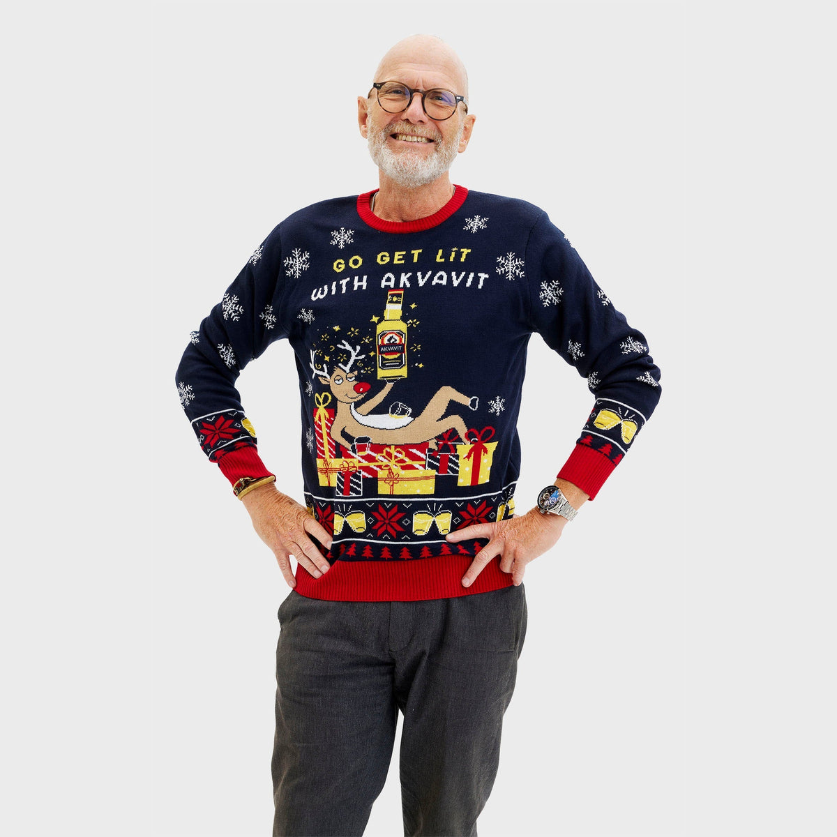 The Akvavit Christmas Sweater - Men