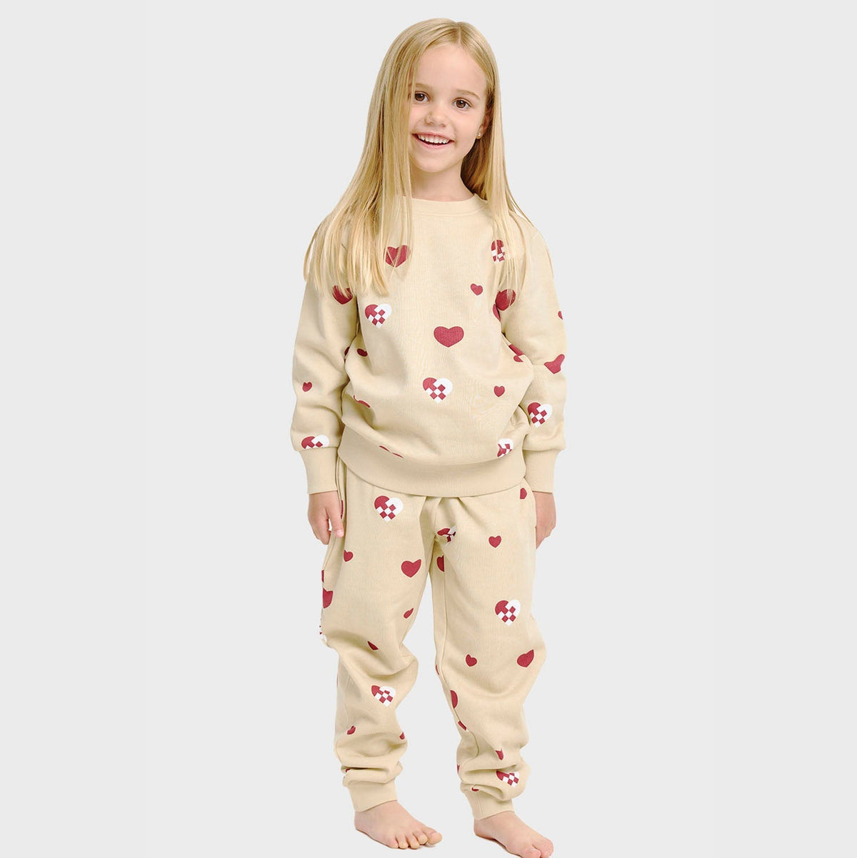 Julehjerte Sweatset – Kids