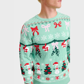 Christmas Sweater with Bow – Men