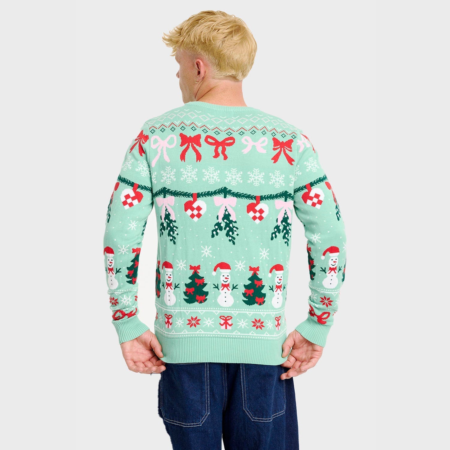 Christmas Sweater with Bow – Men