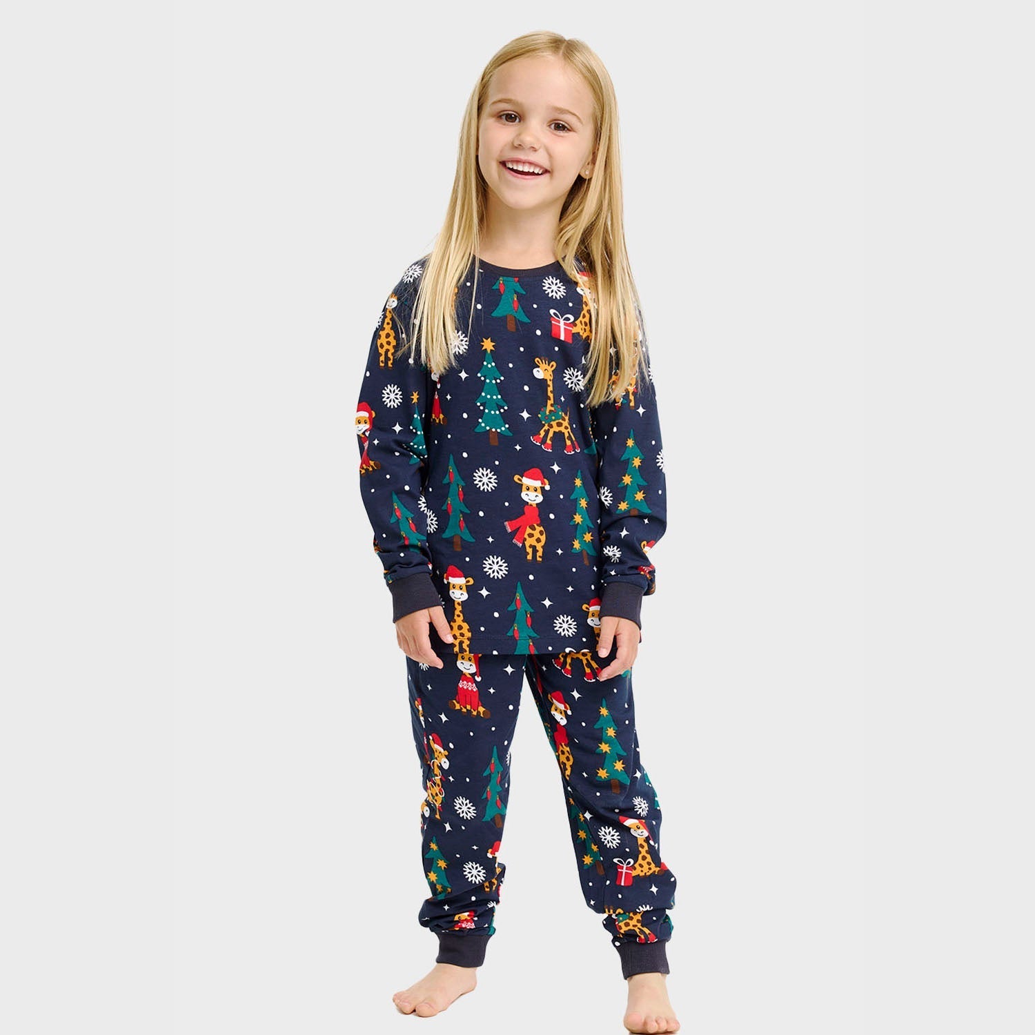Giraffe Christmas Pajamas – Kids