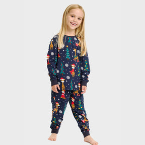 Giraffe Christmas Pajamas – Kids