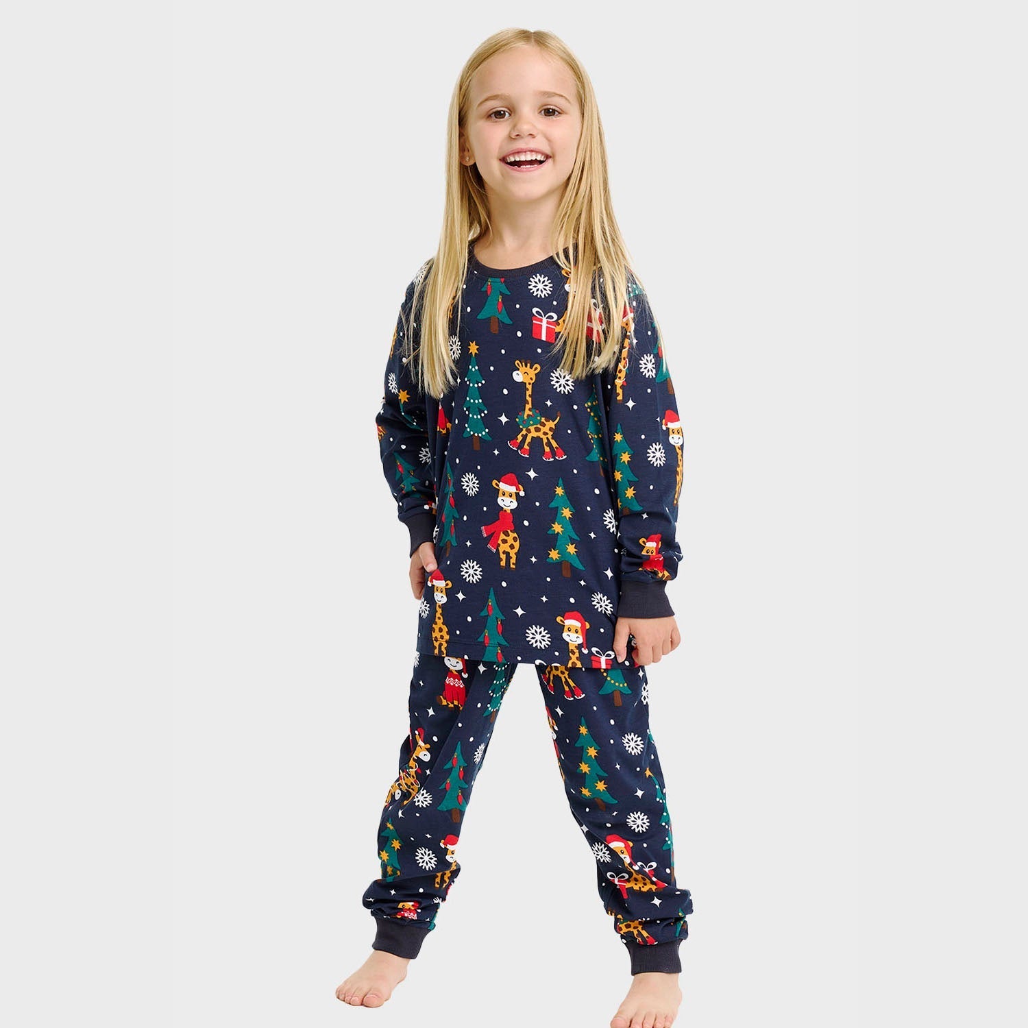 Giraffe Christmas Pajamas – Kids