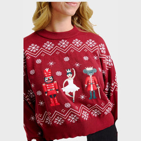 Nutcrackerish Christmas Sweater – Women