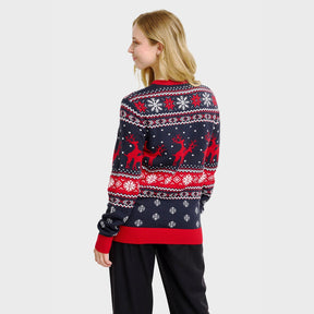 The Mischievous Reindeer Christmas Sweater - Women