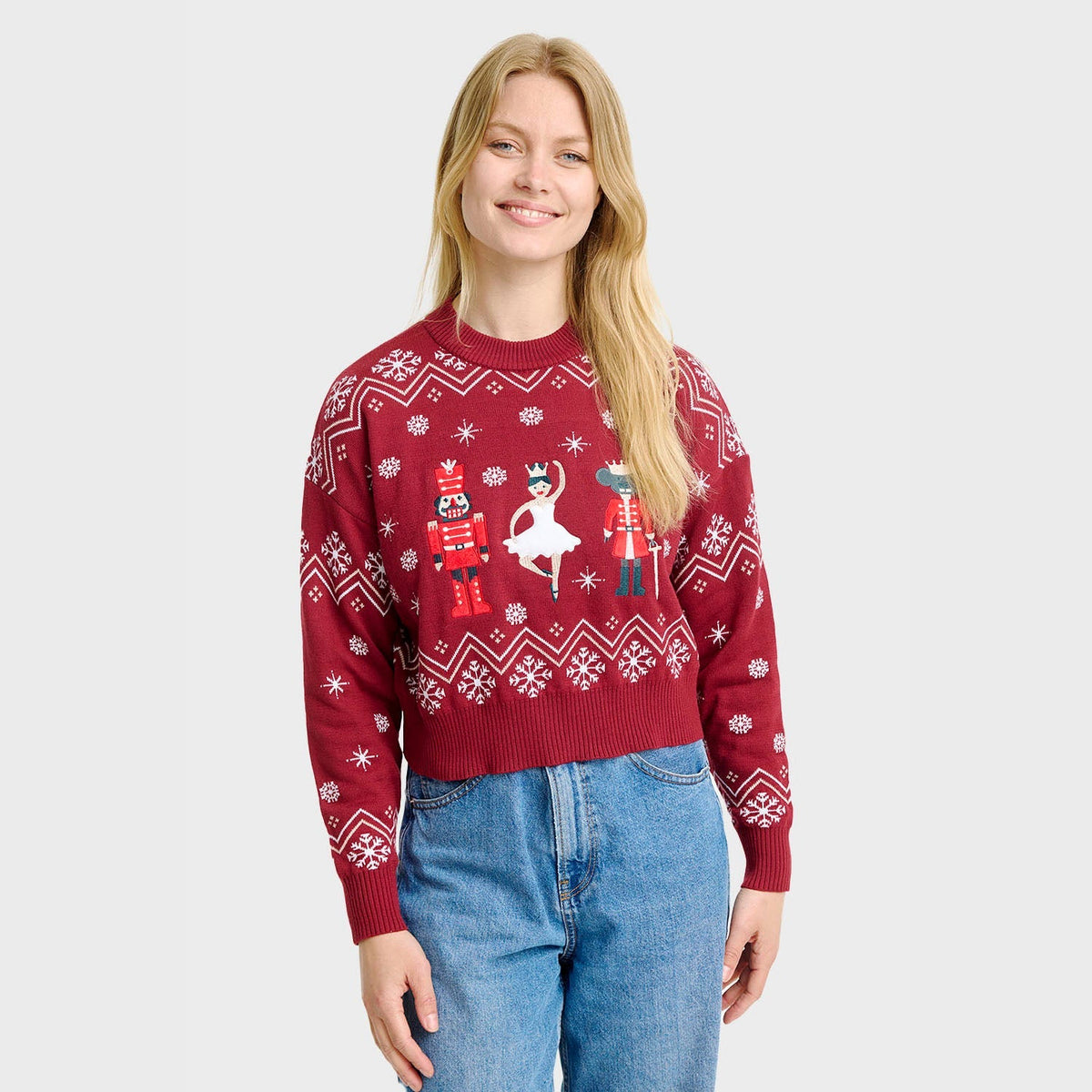 Nutcrackerish Christmas Sweater – Women