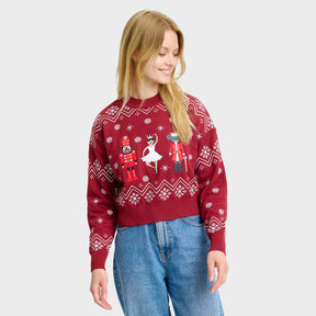 Nutcrackerish Christmas Sweater – Women