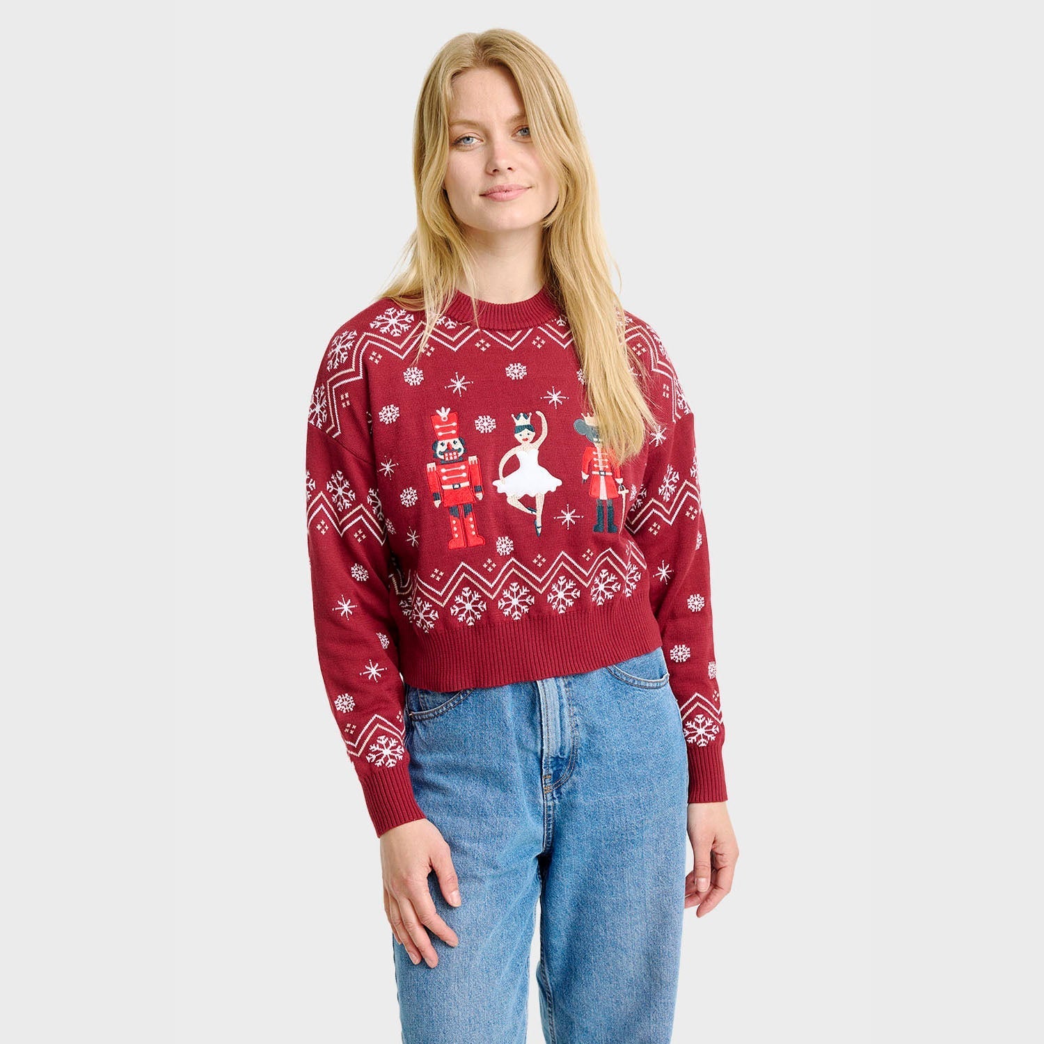 Nutcrackerish Christmas Sweater – Women
