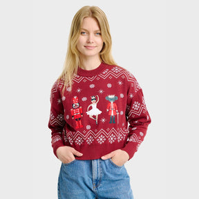 Nutcrackerish Christmas Sweater – Women