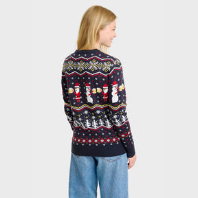 Cheers Santa Christmas Sweater - Women