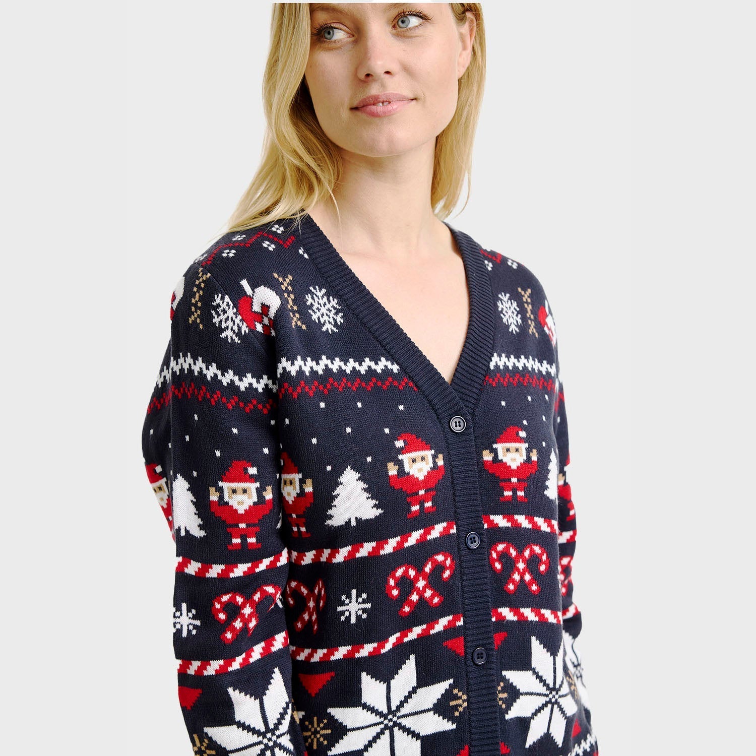 Santa’s Christmas Cardigan – Women