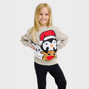 Animal Christmas Sweater – Kids