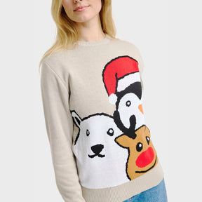 Animal Christmas Sweater – Men