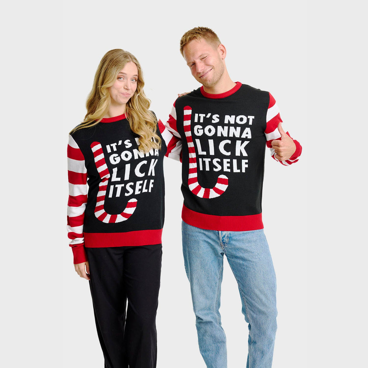 Candy Cane Christmas Sweater - Men