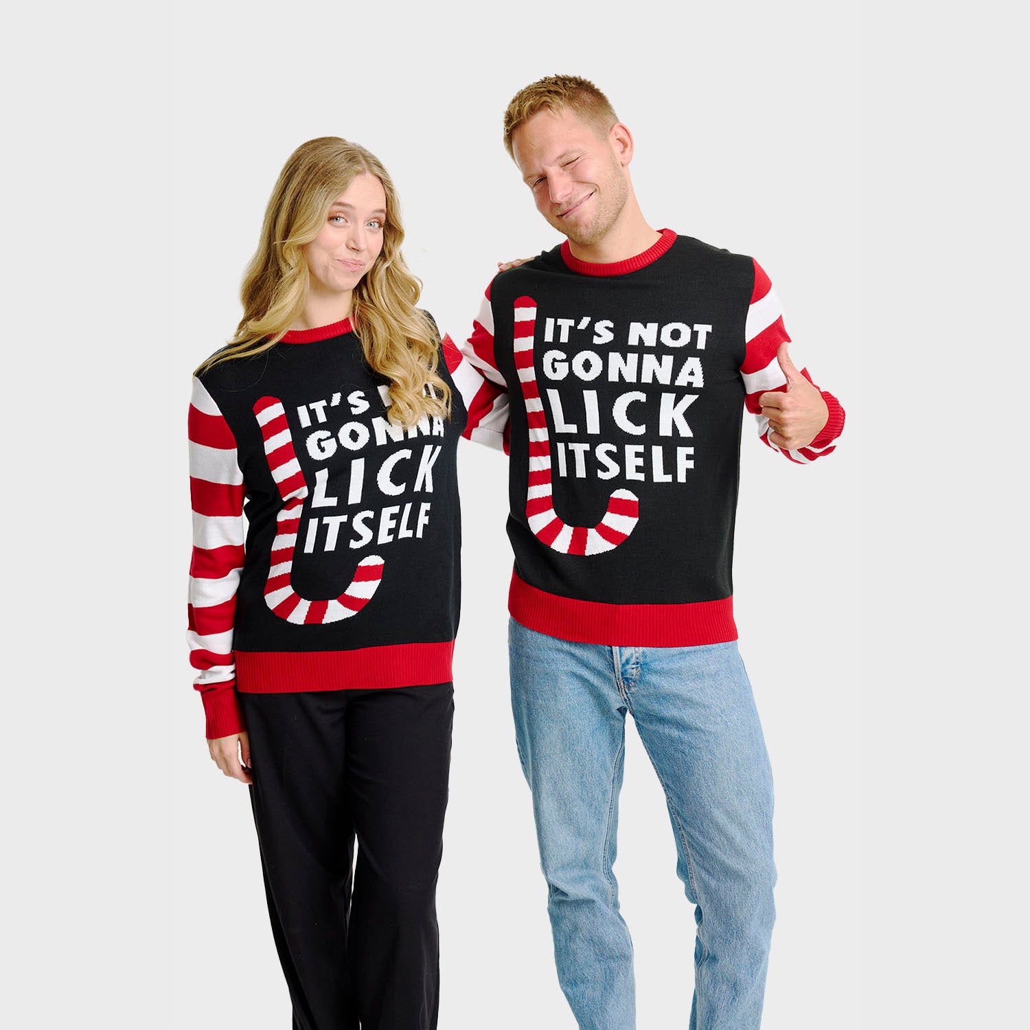 Candy Cane Christmas Sweater - Men