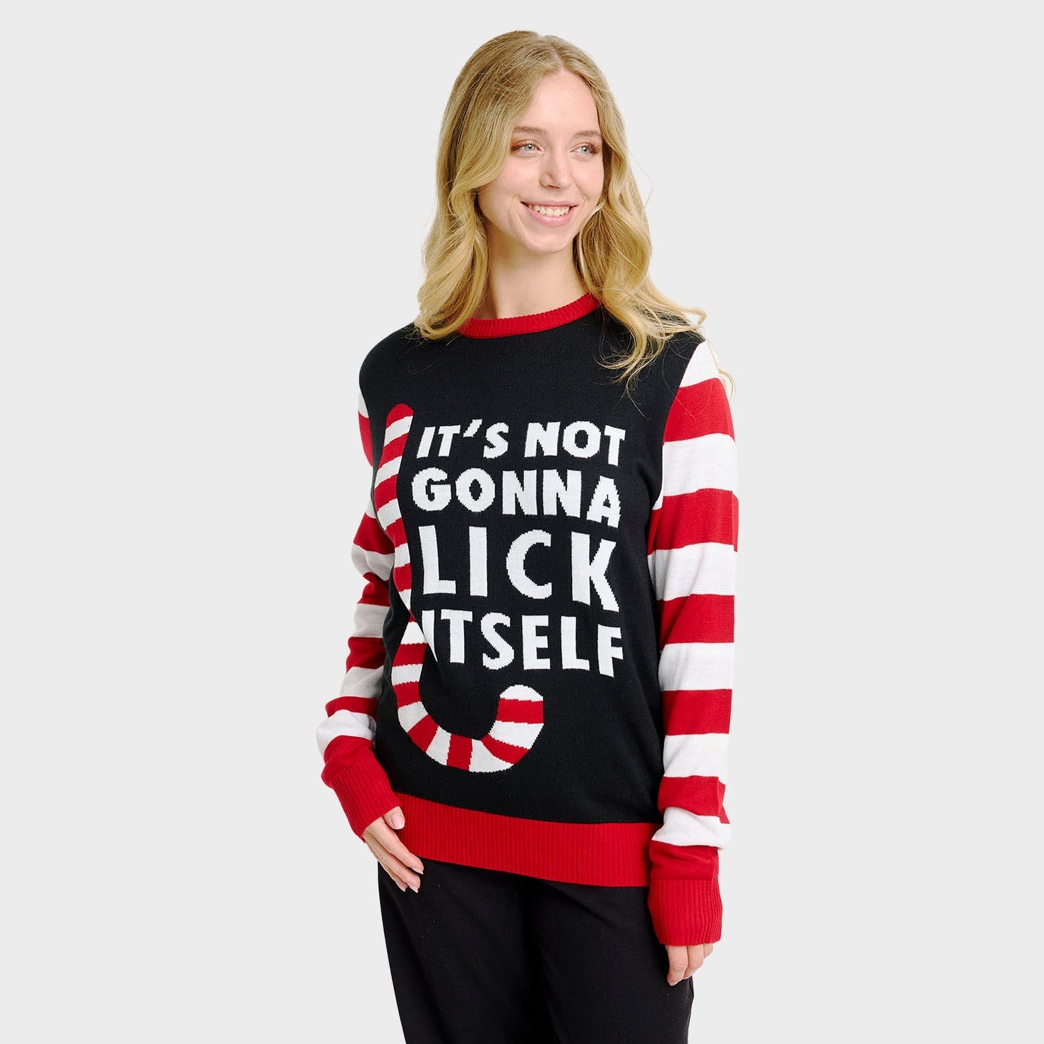 Candy Cane Christmas Sweater - Women