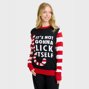 Candy Cane Christmas Sweater - Women