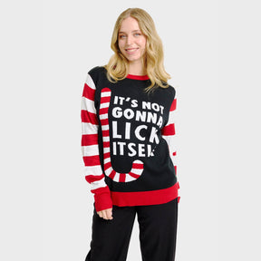 Candy Cane Christmas Sweater - Women