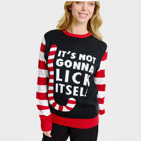 Candy Cane Christmas Sweater - Women