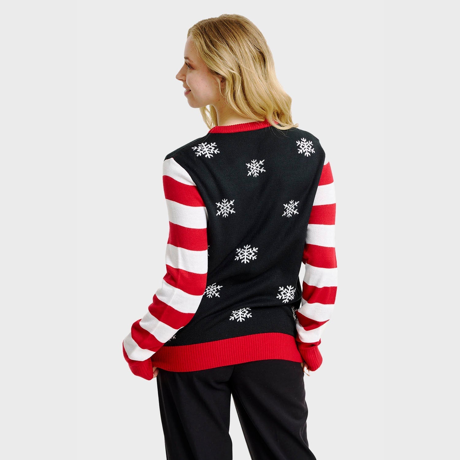 Candy Cane Christmas Sweater - Women