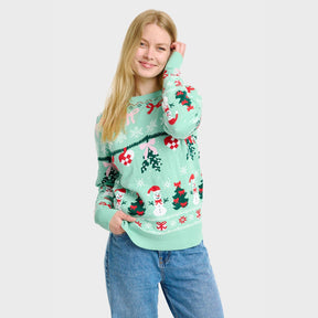 Christmas Sweater with Bow – Women