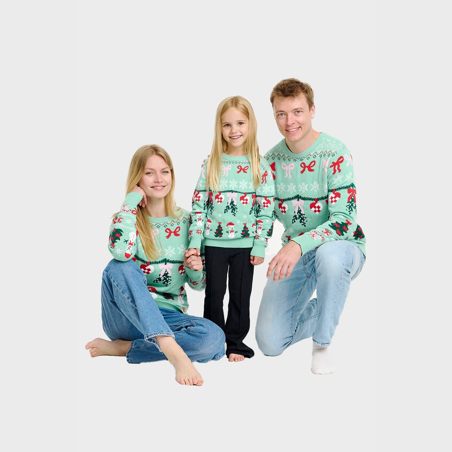 Christmas Sweater with Bow – Men