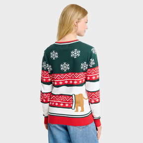 Dashing Around Christmas Sweater – Women