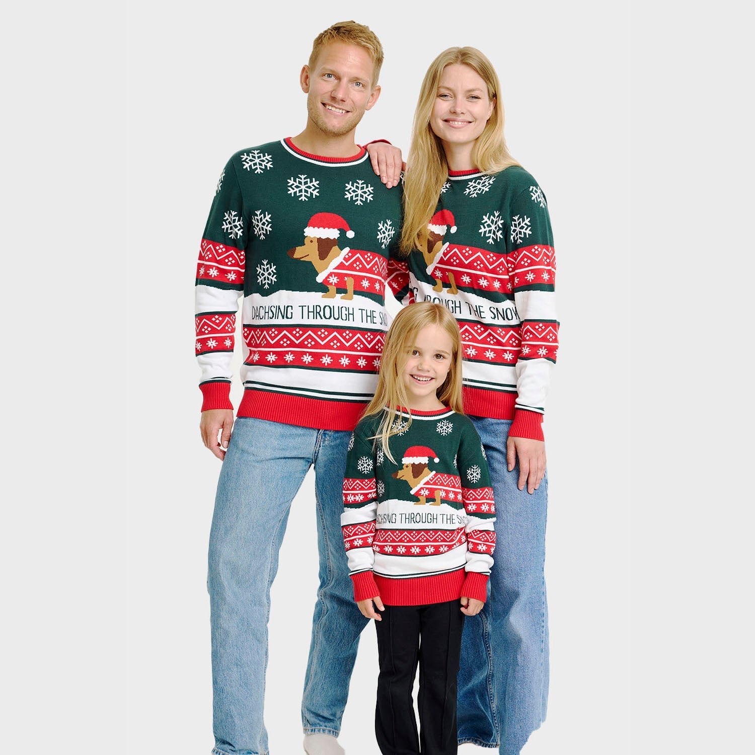 Dashing Around Christmas Sweater – Women