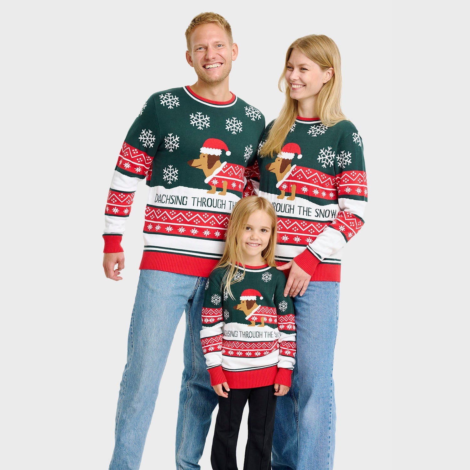Dashing Around Christmas Sweater – Kids