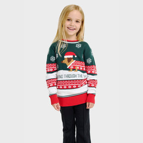 Dashing Around Christmas Sweater – Kids