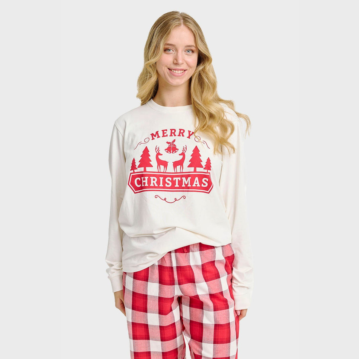 The Merry Christmas Pajama Top – Women