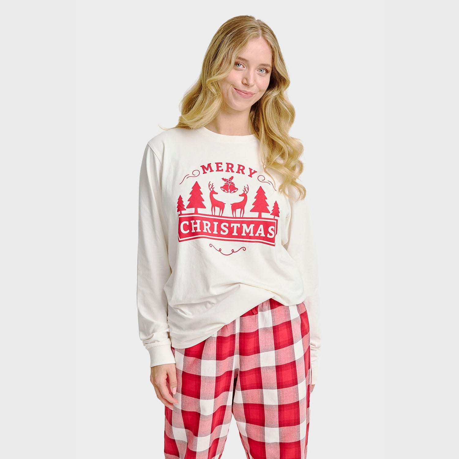 The Merry Christmas Pajama Top – Women