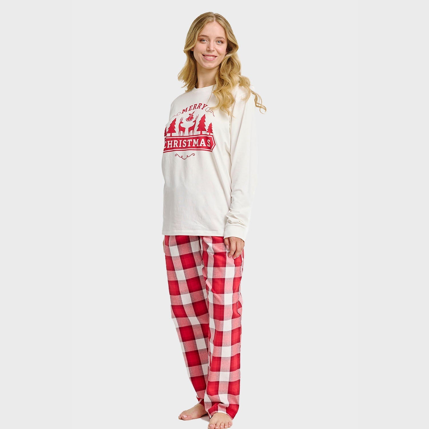 The Merry Christmas Pajama Top – Women