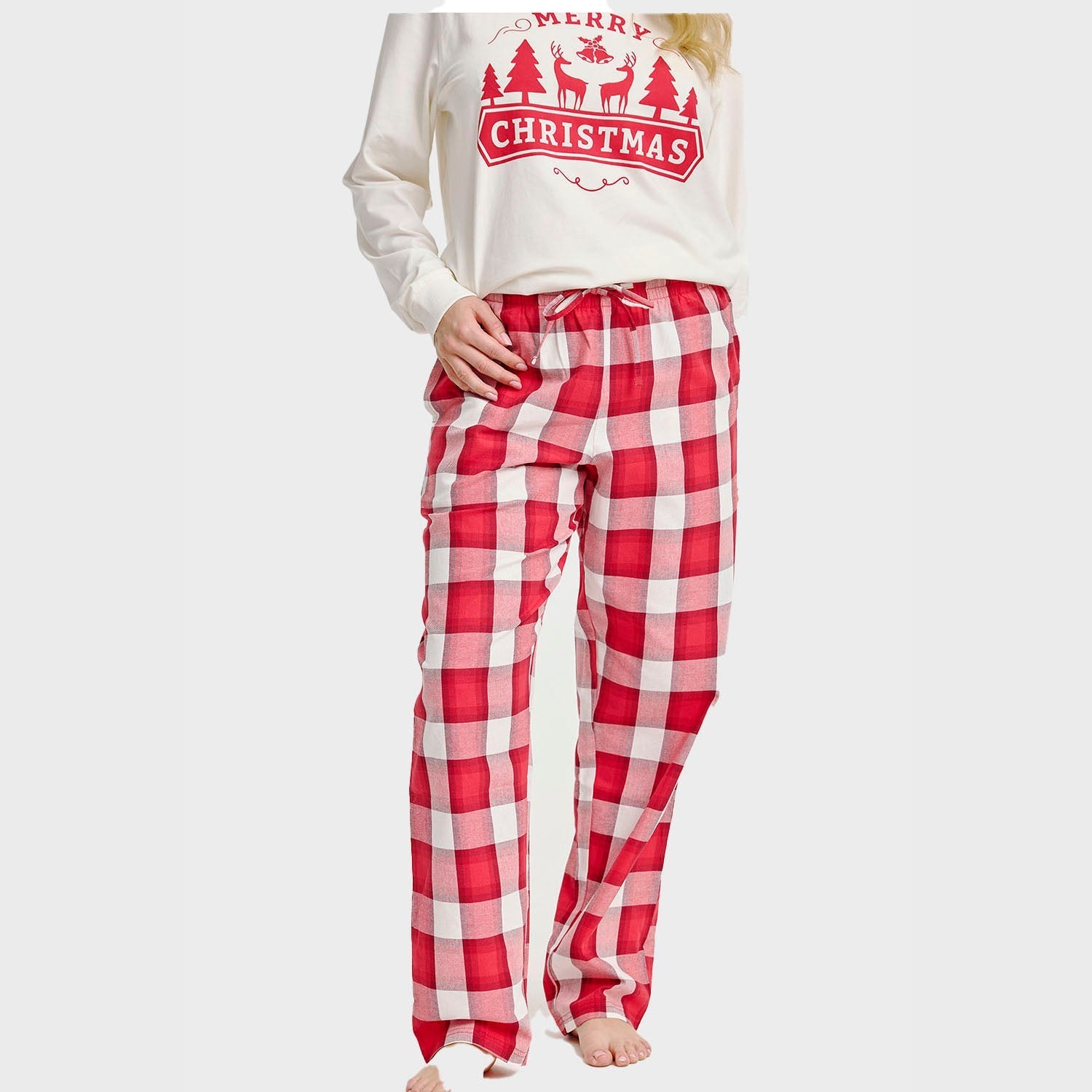 The Merry Christmas Pajama Top – Women