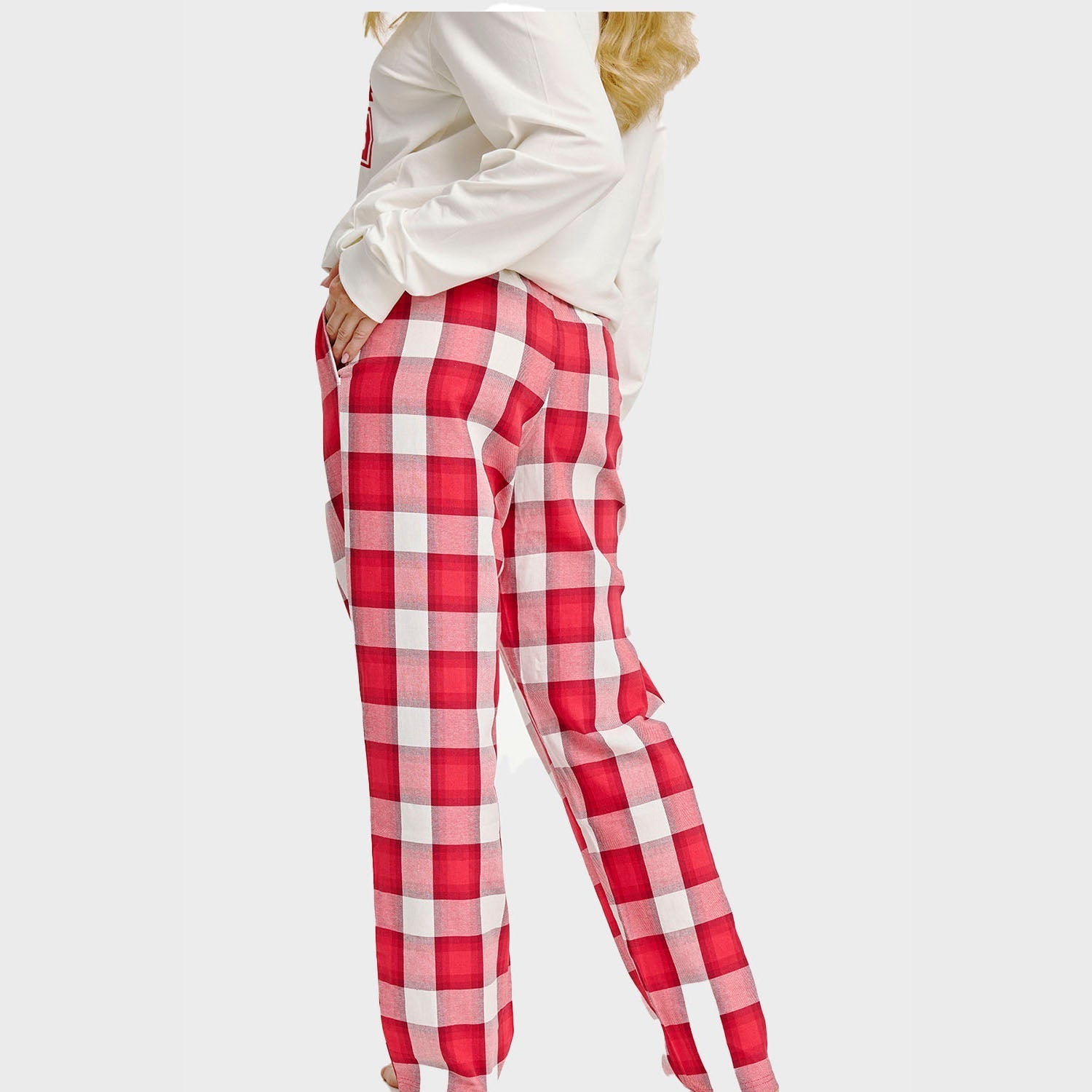 Flannel Christmas Pants – Women