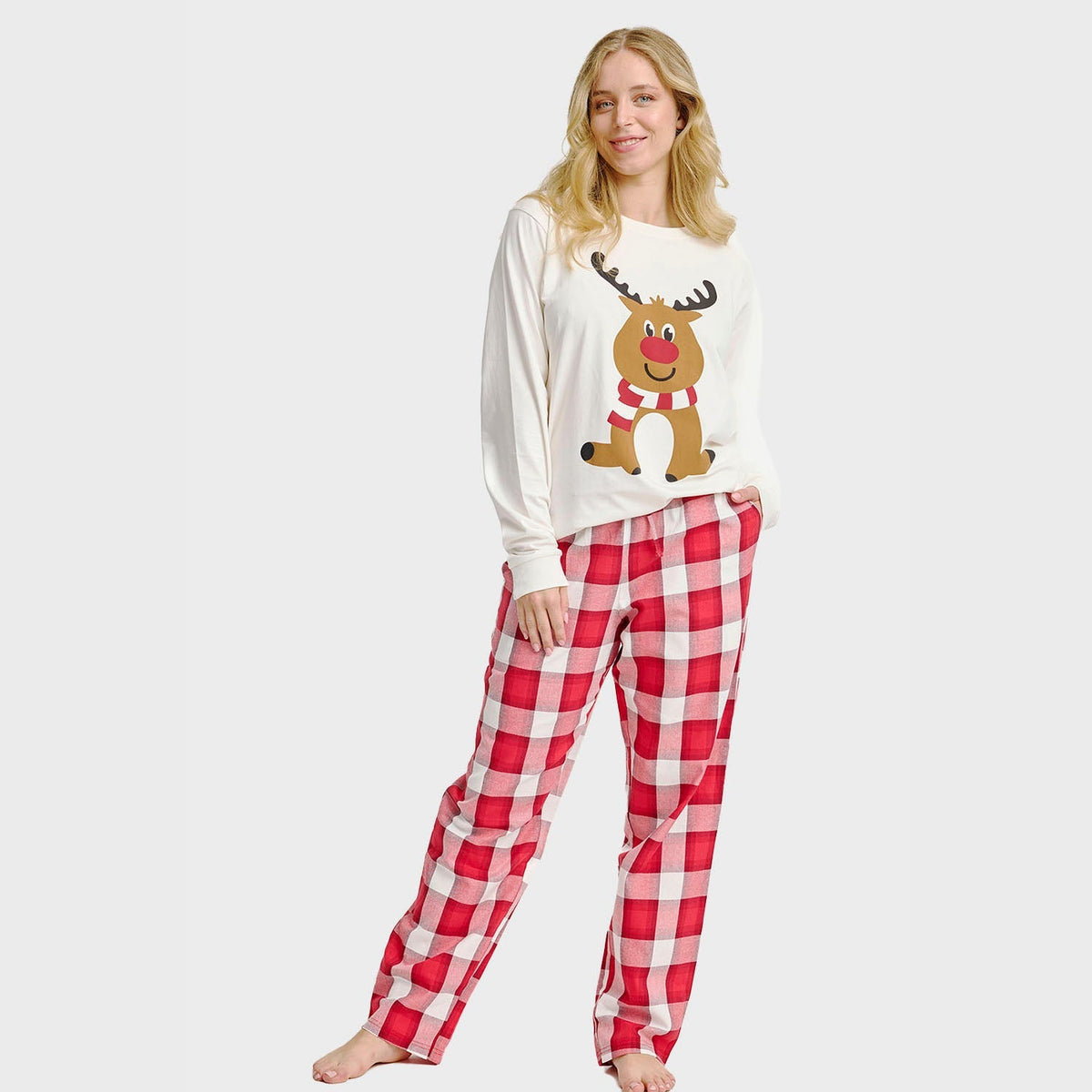 The Reindeer Pajama Top – Women