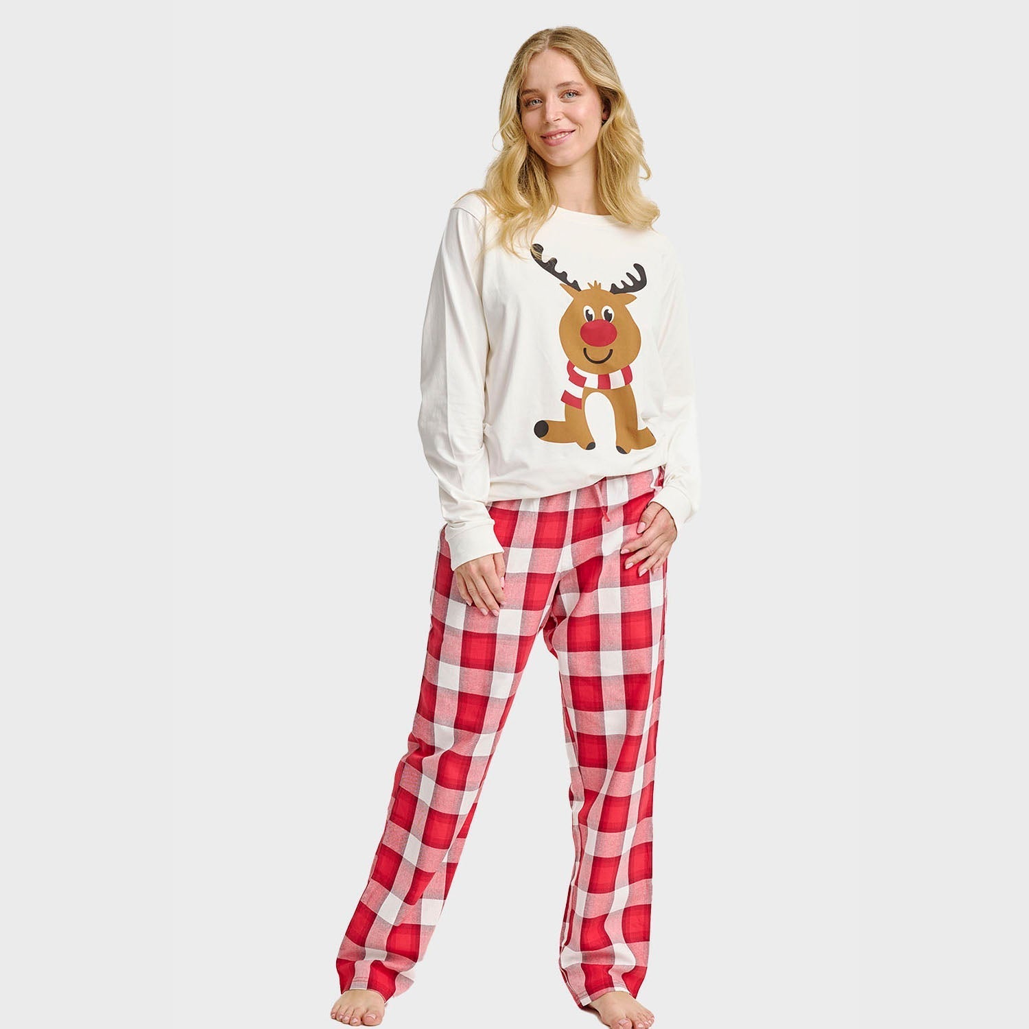 The Reindeer Pajama Top – Women