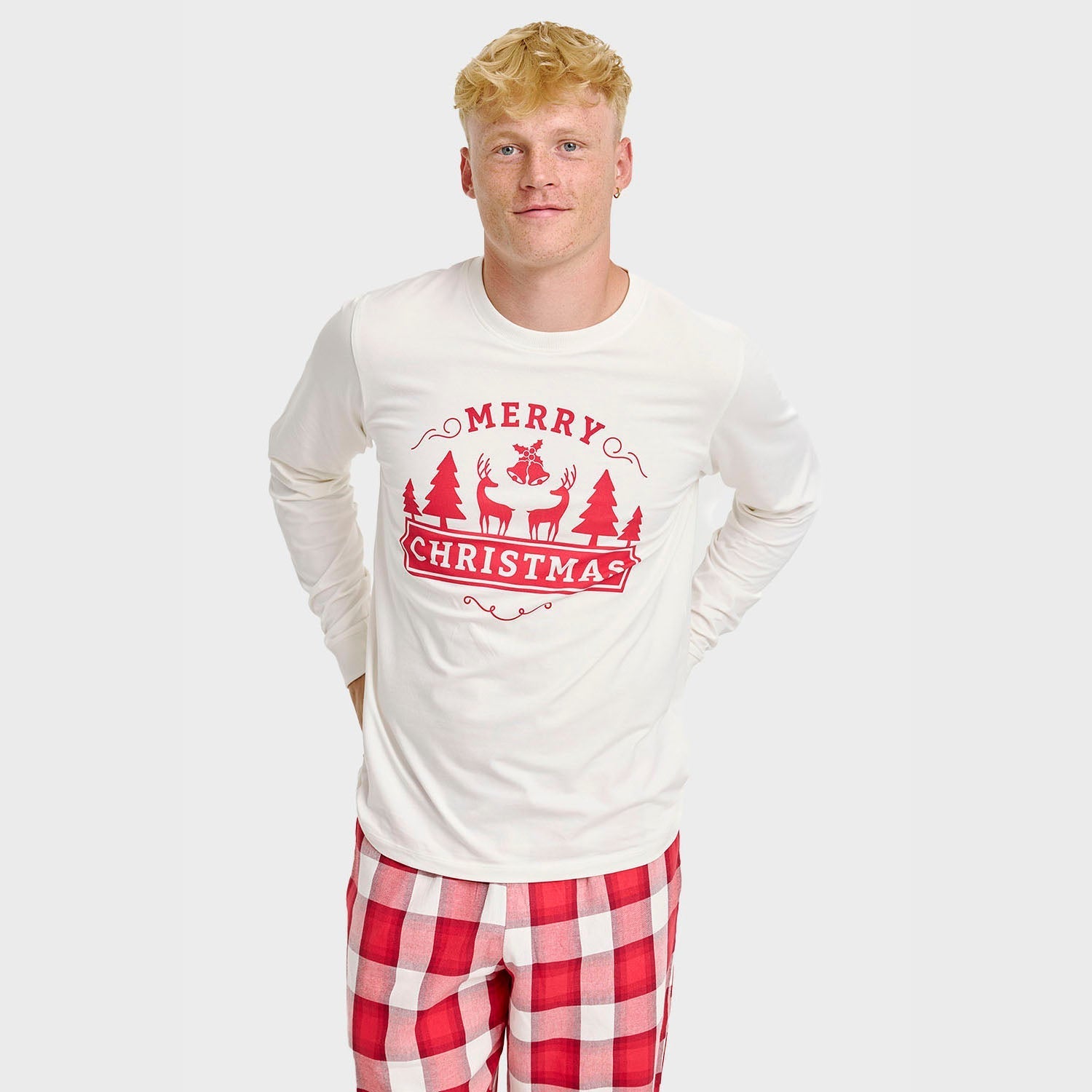 The Merry Christmas Pajama Top – Men
